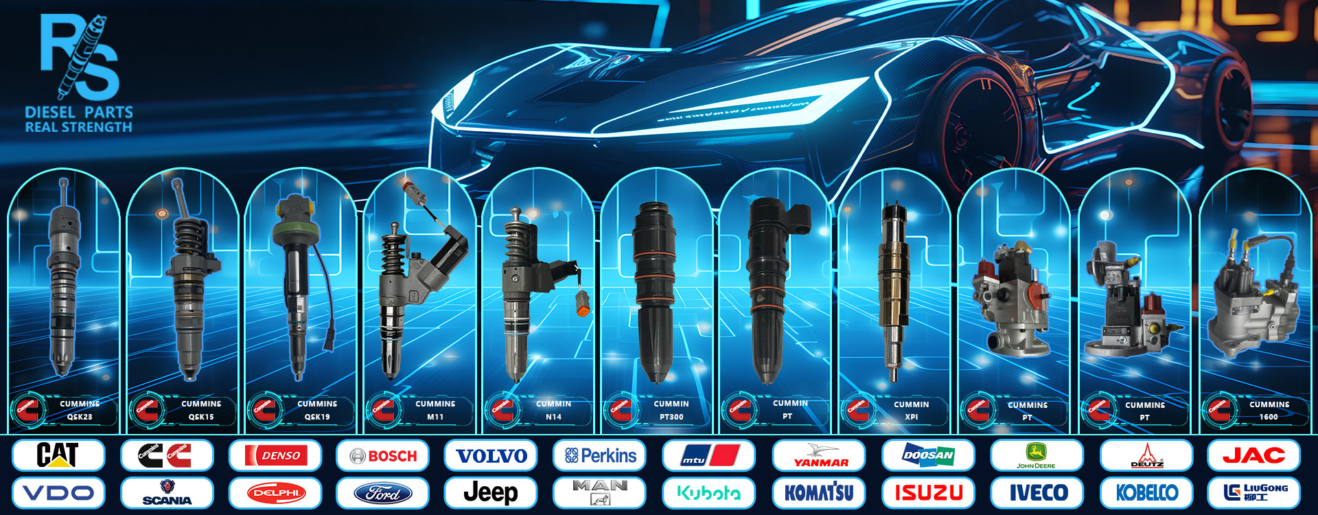 Calidad Inyector diesel de Cummins Fábrica
